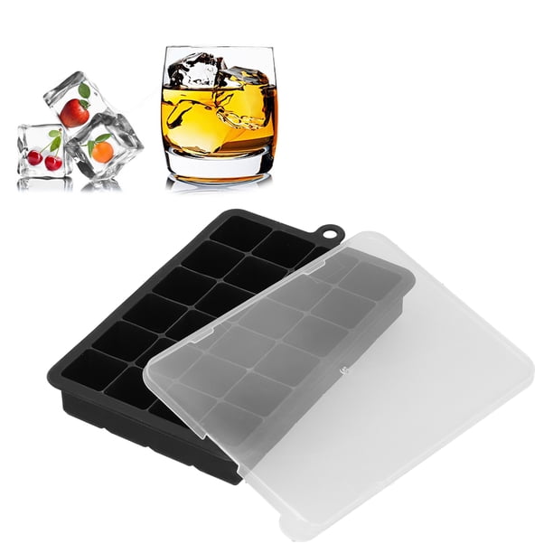 Accesorios 24 Rejillas De Silicona Para Hacer Cubitos De Hielo, Molde Cuadrado DIY, Máquina Para Hacer Hielo, Barra De Cocina, Accesorios Para Beber