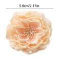 thumbnail image 3 of Cabeza de Flor de Seda Decoración Floral Artificial | Rosa Peonía de Tela Realista | Material de Manualidades Falsas para DIY | 5.5cm | Rosa, Vino, Verde, Amarillo | Paquete de 10, 3 of 6