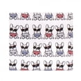 thumbnail image 2 of Hudson Baby Infant Boy Cotton Flannel Receiving Blankets Bundle, French Dog, One Size, 2 of 2