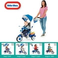 thumbnail image 3 of Little Tikes Perfect Fit 4-in-1 Trike, Convertible Tricycle, Ages 9 Months to 3 Years, Blue, 3 of 12