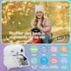 thumbnail image 2 of Cámara digital de impresión instantánea para niños, pantalla LCD de 2,4 pulgadas, videocámara con cámara selfie HD 1080P con tarjeta TF de 32 GB, regalos de cumpleaños y Navidad de 3 a 12 años Rojo Verde, 2 of 5