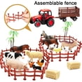 thumbnail image 3 of Juego de tractores Farm Toy con 40 piezas de animales de plástico y valla para niños de 3 a 12 años, 3 of 7