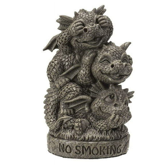 Pacific Giftware Dragon Incense Burner, 5-inch Height, Cold Cast Resin