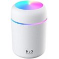 thumbnail image 1 of 2 in 1 USB Electric Aromatherapy Oil Diffuser Ultrasonic Air Humidifier Mist Maker with Colorful Light for Home Office and Car (White), 1 of 8