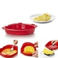thumbnail image 7 of Omelette Maker Environmentally Friendly Durable Silicone Omelet Tool Microwave Oven for Cooking Red Silicone, 7 of 7