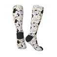 thumbnail image 4 of Balery Funny Puppy Printed Novelty Socks Men's Women's Crew Socks Sports Socks Knee High Socks Cotton Socks Quirky and Cool Socks, 4 of 9