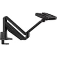 thumbnail image 3 of Novus CLU II c Monitor Arm, Taller Profile for Larger Monitors, Gas Spring Movement, Fast Installation, 3-in-1 Desk Mount, Black, 3 of 5