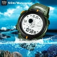 thumbnail image 5 of SKMEI Digital Watch Men, Mens Digital Sports Watch LED Screen Military Waterproof Wrist Watches for Men Casual Stopwatch Alarm Countdown Army Watch, 5 of 14