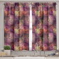thumbnail image 2 of Ambesonne Ethnic Valance & Curtain, Modern Mandala Motif, 55"x45", Multicolor, 2 of 6