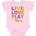thumbnail image 3 of Inktastic Live Love Play the Trumpet Boys or Girls Baby Bodysuit, 3 of 5