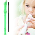 thumbnail image 3 of 8 Hole Clarinet, Easy To Operate Flute Instrument ABS Material ABS 8 Hole Clarinet Cleaning Rod Portable  For Students For Beginner Orange,Dark Blue,Green,Yellow,Red,,Fluorescent, 3 of 8