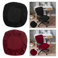 thumbnail image 5 of 2x Office Chair Cover - Universal Stretch Desk Chair Cover Removable Chair Slipcover Anti-dust Computer Chair Slipcovers Compatible Desk Computer Chai_Gift Of G, 5 of 5