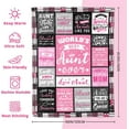 thumbnail image 5 of Aunt Gifts Birthday Gifts for Aunt Gifts for Aunt from Niece Auntie Gift Ideas Christmas Mothers Day Birthday Gifts for Aunt Great Aunt Gifts from Nephew Best Aunt Ever Gifts Blanket 50"x60", 5 of 6