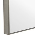 thumbnail image 3 of Benjara BM239306 Rectangular Thin Wooden Frame Mirror, Silver, 3 of 5