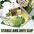 thumbnail image 3 of CSCHome Summer Style Leaf Fashion Bath Rug Machine Washable Absorbent Soft Plush Shaggy Bath Rug Bedroom Decor, 3 of 5