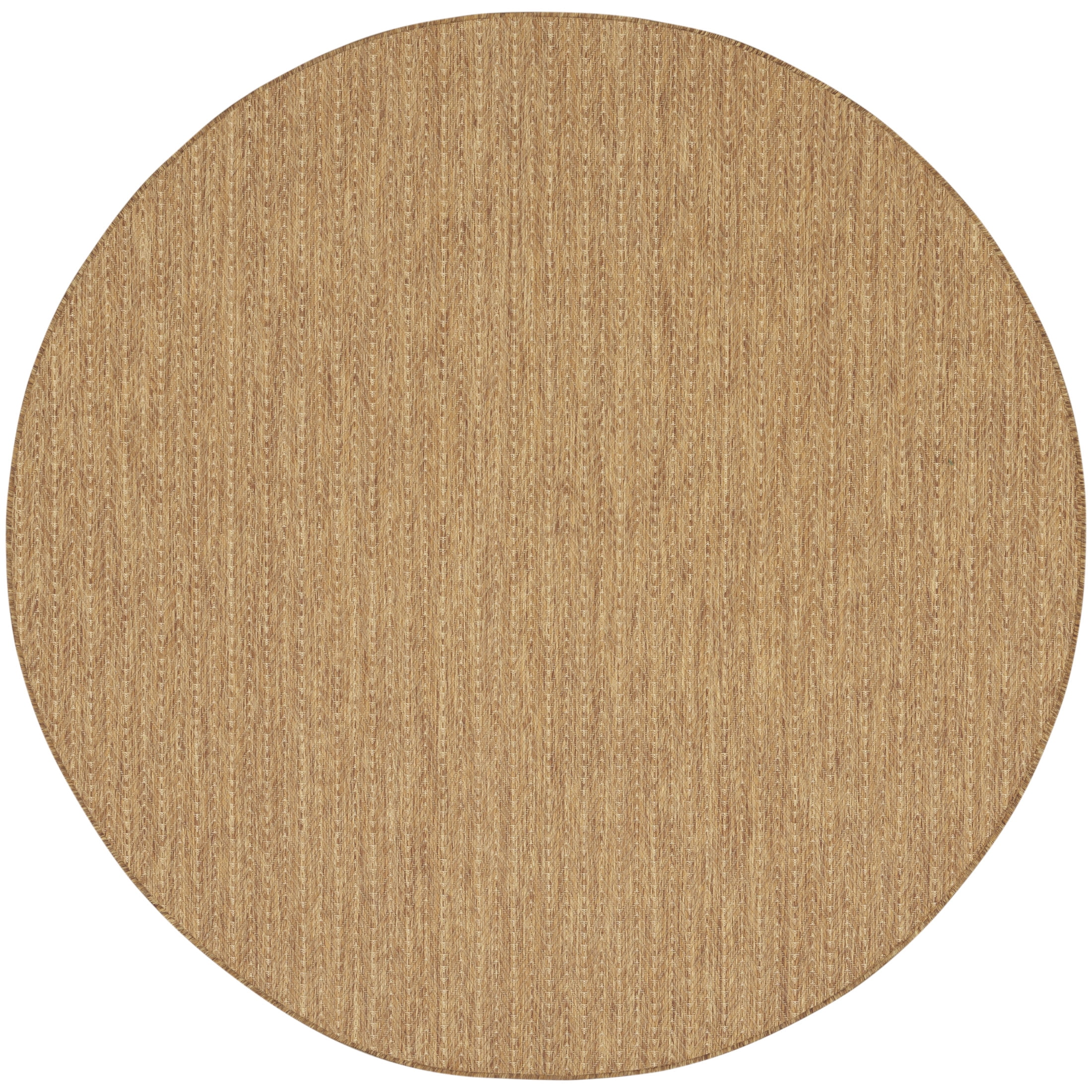 Nourison Horizon Indoor/Outdoor 5' x Round Natural Modern Rug