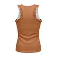 thumbnail image 6 of XIAONU Ruffle Racerback Tank Top for Women Sleeveless Athletic Workout Active Top, 6 of 7