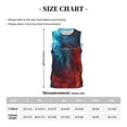 thumbnail image 4 of Sikiie Red And Blue Fire Basketball Jersey Reversible Men's Mesh Athletic Sports Shirts Training Practice S-4XLSmall, 4 of 6