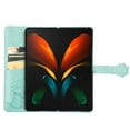 thumbnail image 5 of for Samsung Galaxy Z Fold 4 5G Case, Premium PU Leather Wallet Case [Cat & Dog & Flowers Embossed] Card Slots Kickstand Magnetic Closure Flip Case Cover for Samsung Galaxy Z Fold 4,Green, 5 of 12