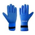 thumbnail image 1 of HiSEA Hisea Neoprene Diving Gloves - Thermal Protection, Anti-Slip, Scratch-Resistant for Snorkeling, Surfing, Kayaking - Blue, Size L, 1 of 6