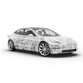 thumbnail image 6 of Rwraps Monochrome Abstract Pencil Skritches Matte Vinyl Film Wrap 59in x 6in Vinyl Vehicle Car Film, 6 of 9