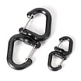 thumbnail image 6 of Portable S Chain Hook 360 Rotating Double Carabiner Outdoor Swivels Clip for Hiking, Camping, Backpacking, Dog Walking, 6 of 8
