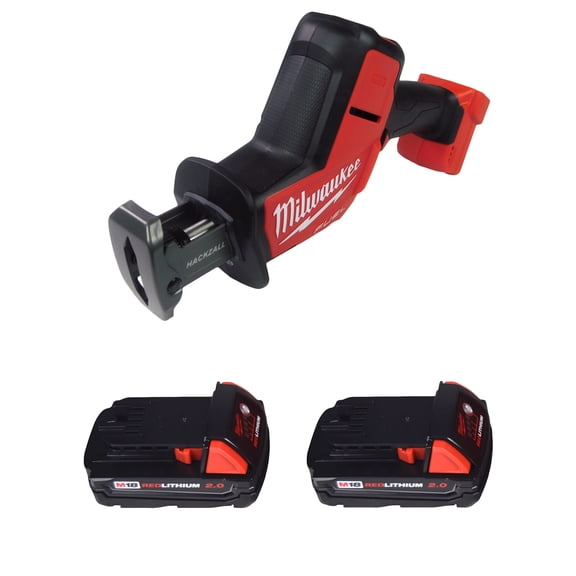 Milwaukee 2719-20 18V Reciprocating saw w/ 2 Pack 48-11-1820 18v 2.0 Ah Battery