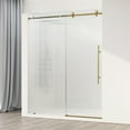 thumbnail image 6 of Vigo VG6021MBFL6076R Elan E-Class 76" High X 60" Wide Sliding Frameless Shower Door -, 6 of 7