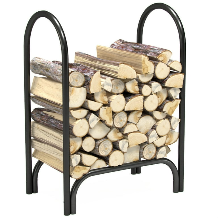 Regal Flame LRFP1001-EF 28 in. Heavy Duty Firewood Log Rack Outdoor Firewood Holder Regal Flame LRFP1001-EF 28 in. Heavy Duty Firewood Log Rack Outdoor Firewood Holder