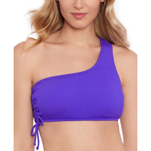 Salt Cove Juniors One-Shoulder Side-Cin Purple XL