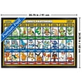 thumbnail image 3 of Pokémon: First Partners - Grid Wall Poster, 22.375" x 34" Framed, 3 of 5
