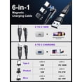 thumbnail image 2 of Cable de carga magnética A.S 360 USB-C a USB-C de 100 W, 3.3 pies/6 pies, 2 of 8