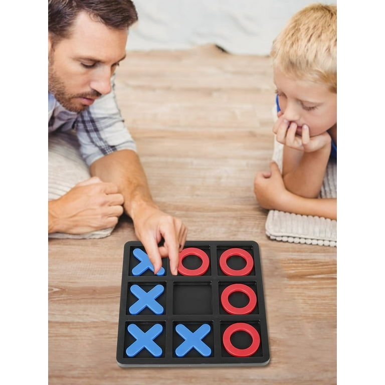 5x5 Wood Tic Tac Toe Noughts and Crosses Board Game XOXO Family Kids Adults  Game Play on Coffee Table and Living Guest Room Decor Travel Game for Fun  Indoor Brain Teaser : : Toys