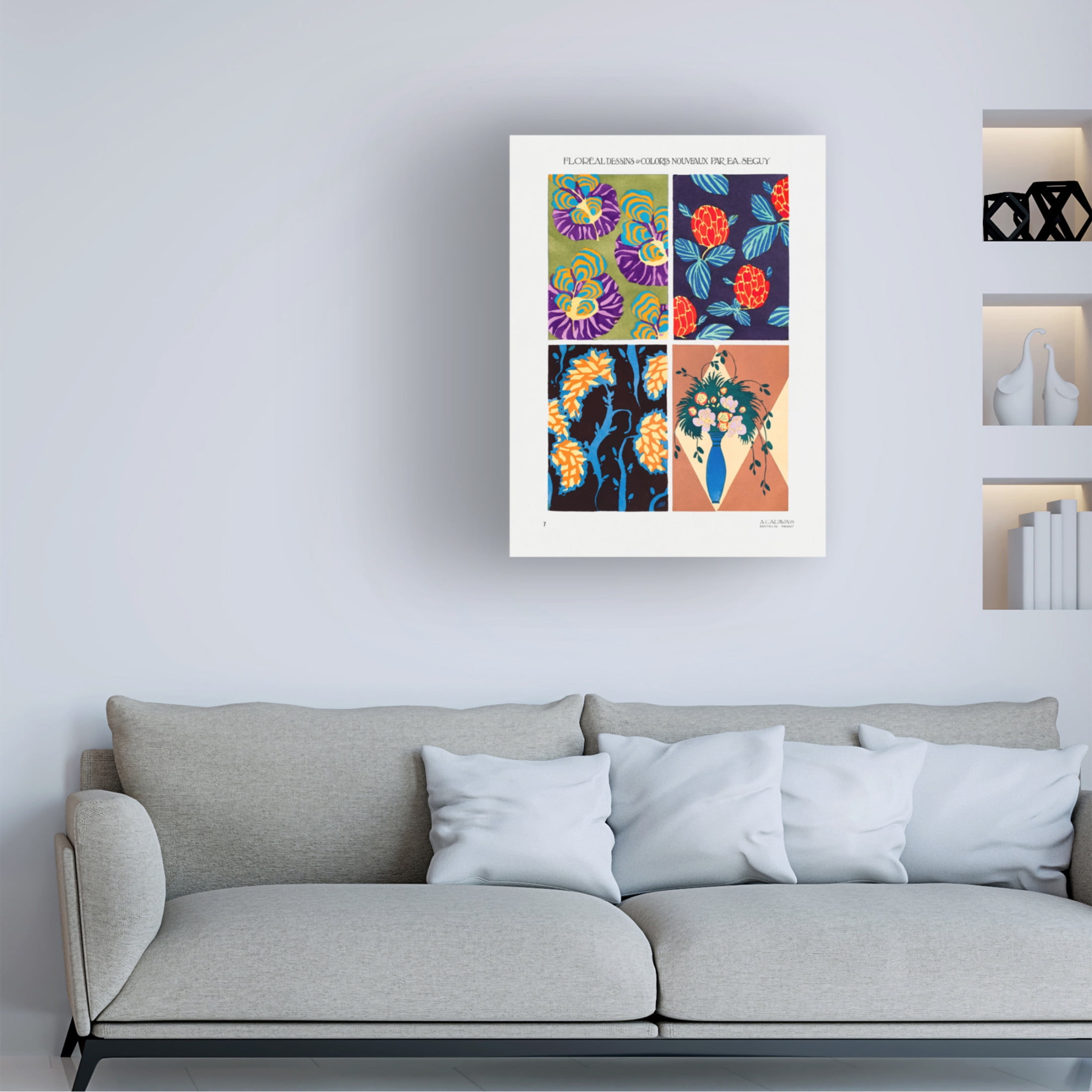 Trademark Fine Art Pictufy Patterns 7 Canvas Wall Art