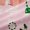 Pink White Green, variant on Homewish Green Candy Cane Blackout Curtains Set of 2 (52x84 Each),Chic Christmas Floral Window Curtains,Kawaii Xmas Snowman Curtains and Drapes For Girl,Luxury Bedroom Decor