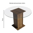 thumbnail image 4 of Juego de Comedor con Mesa Redonda y 4 Sillas Madesa Mile 1, 4 of 8