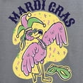 thumbnail image 3 of CafePress - Mardi Gras Flamingo Sweatshirt - Pullover Hoodie, Classic & Comfortable Hooded Sweatshirt, 3 of 4