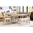 thumbnail image 2 of Half Round Legs 6 Dining Collection, Solid Wood Table, Upholstered Chairs & Bench Furniture,, 2 of 7
