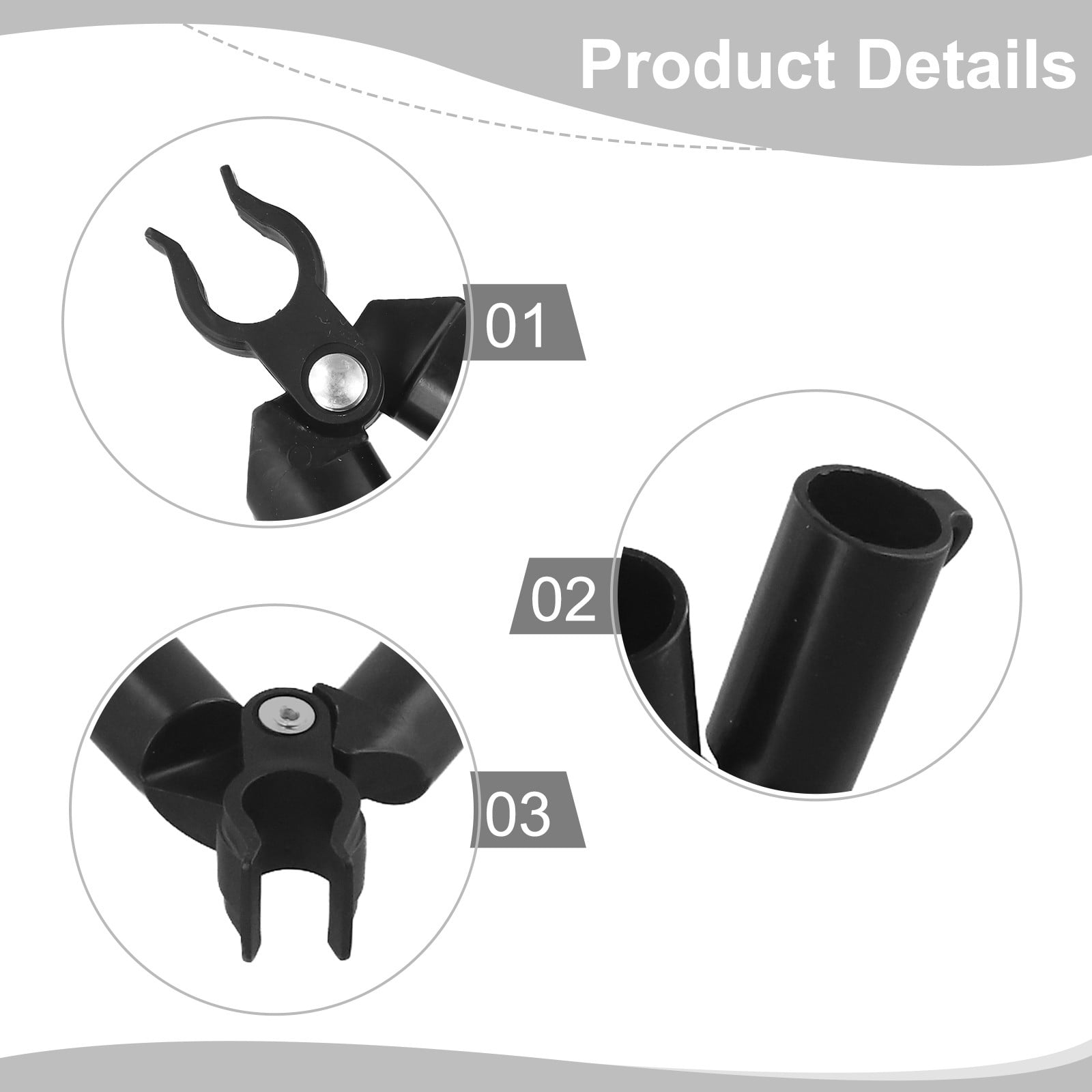 Siding Hooks for Hanging Outdoor 12X Garden Trellis Plant Awning Connector Joint Fixing Bracket for Tomato Cage 20Mm