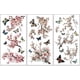 thumbnail image 1 of Juego de 3 calcomanías Sakura para muebles y manualidades, 6x12 pulgadas, con diseño de flores de cerezo y mariposas., 1 of 7