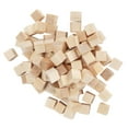 thumbnail image 1 of Blank Cubes Natural Wood Color Wood Blocks, 100pcs/Pack DIY Projects 0.4in Educational Toys Shower Game For Crafts, 1 of 8