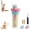 Pink, variant on Automatic Cat Teaser Launcher, Electric Cat Wand Toy with Telescopic Rope for Bored Indoor Pets