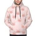thumbnail image 4 of Hoodies for Men - Cute Pig Face Long Sleeve Comfrt Men'S Fashion Hoodies & Sweatshirts, Sweatshirts for Men Hoodies Pullover Clothing Clothes with Pouch, 4 of 7
