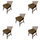 thumbnail image 1 of Naiovety Cojines de asiento de esponja universales para todas las estaciones para sillas de comedor para el hogar, duraderos y que no se Type2 NO2, 1 of 3