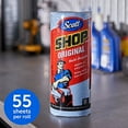 Scott Shop Towels Original, Blue Rolls, 30 Packs/Case Ideal for Cleaning in Garage