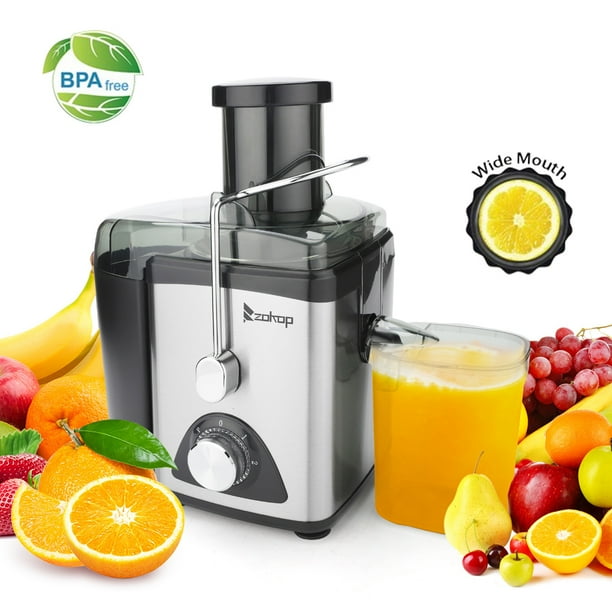 Juicer Machines, 600W Centrifugal, Quick Juice, High Yield, Small