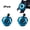 Blue, variant on DUNCHATY Loud & Clear Bike Bell, Perfect for Adults & Kids, Easy Handlebar Installation, Bike Bells for Adults Kids, Bike Horn, Bike Accessories, Black