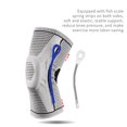 thumbnail image 4 of Sports Silicone Full Knee Sleeve Brace Strap Patella Medial Compression Protection Sport Pads for Arthritis Knee Relief Workout, 4 of 5
