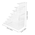 thumbnail image 2 of WRISTBIQUE Clear Display Risers Stand Acrylic Item Display for Home Use with Multi Layer Design 1Set Back to School, 2 of 8