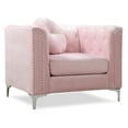 thumbnail image 3 of Glory Furniture Pompano Velvet Upholstered Chair in Pink, 3 of 9